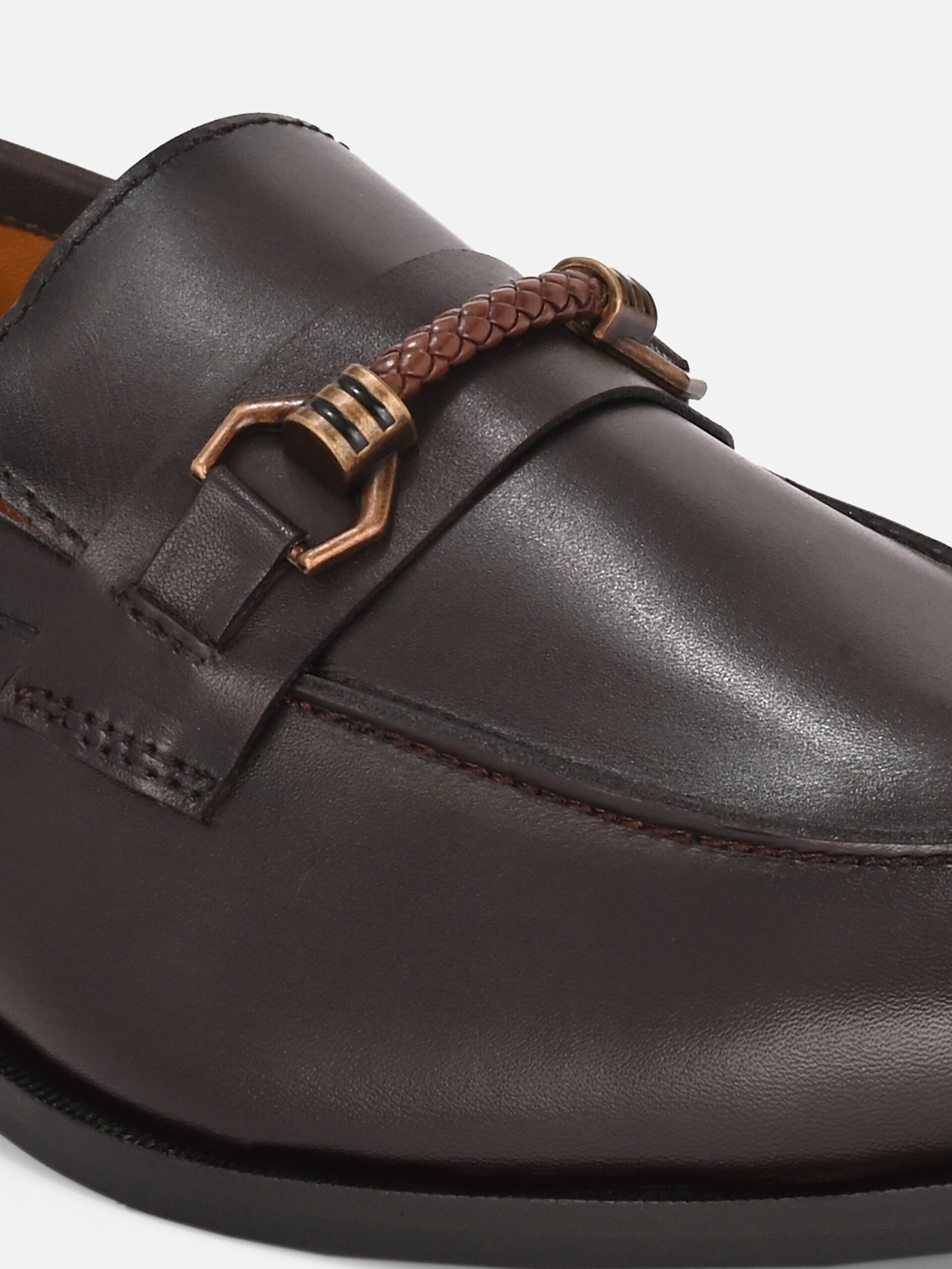 Coffee Loafers - BrandLoot leather footwear
